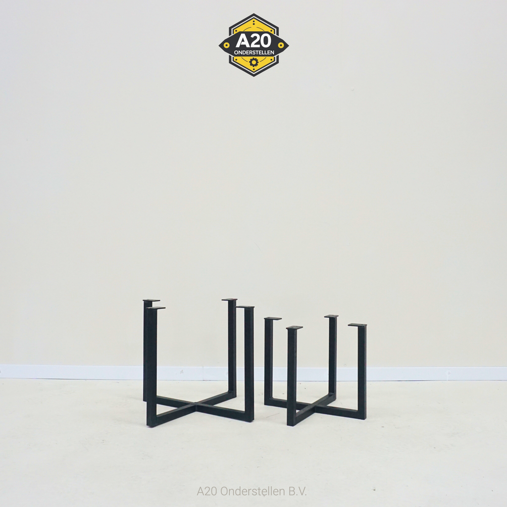 Matrix Salontafel Poot 2,5x2,5 Recht Rond & Vierkant - SA095