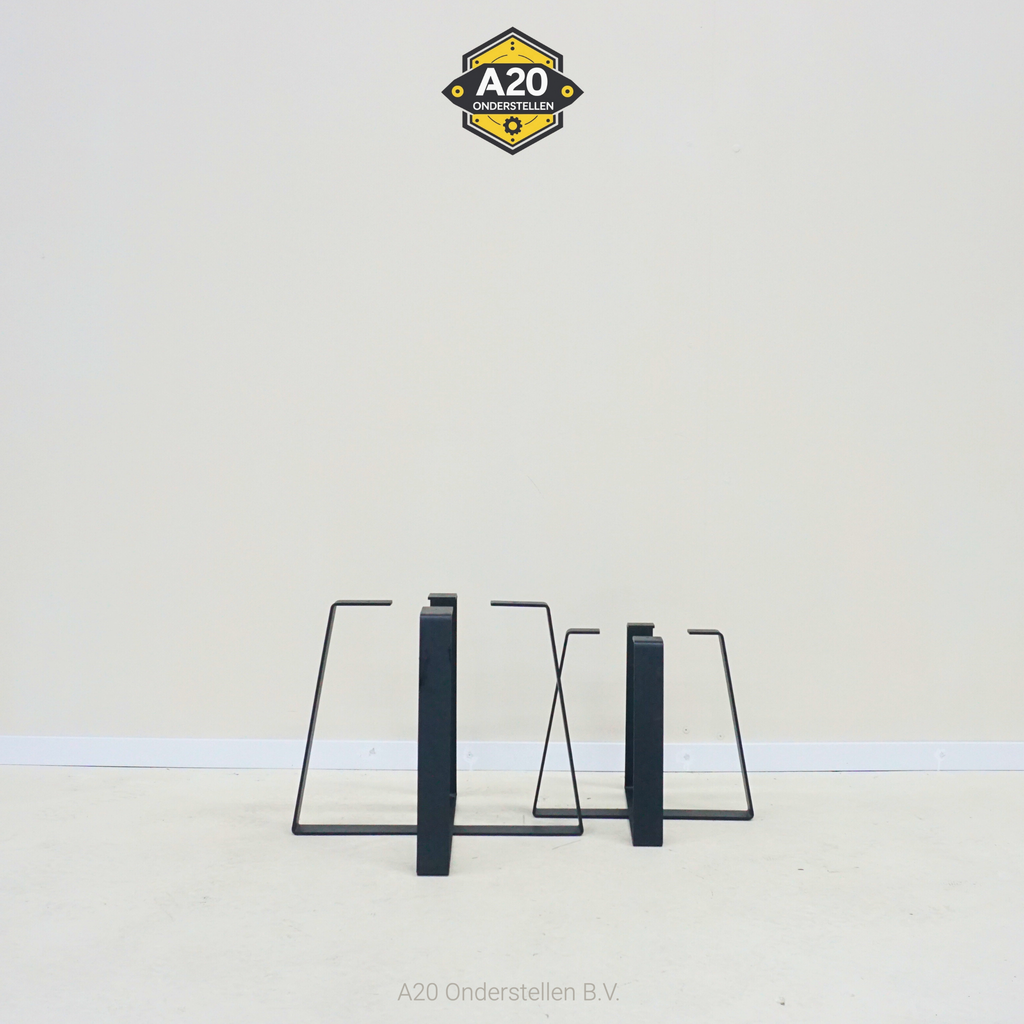 Salontafel Poot 4-punts 5x1 Schuin Rond & Vierkant - SA094