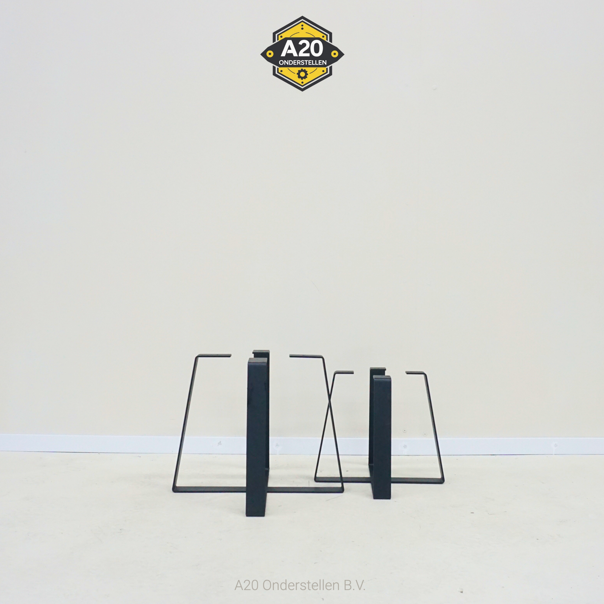 Salontafel Poot 4-punts 5x1 Schuin Rond & Vierkant - SA094