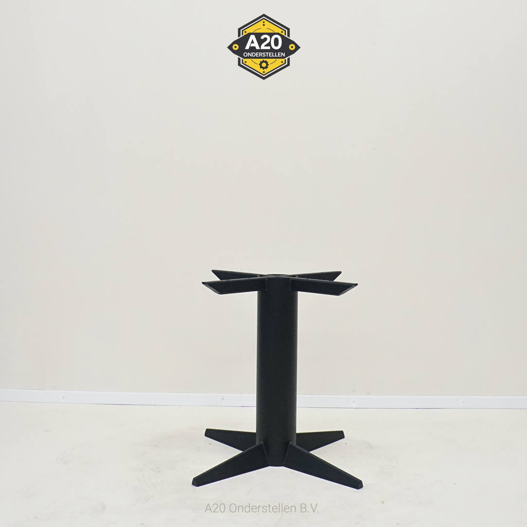 Metalen Bistro Poot Wijd Laag voor Ronde en Vierkante Tafels - MK066