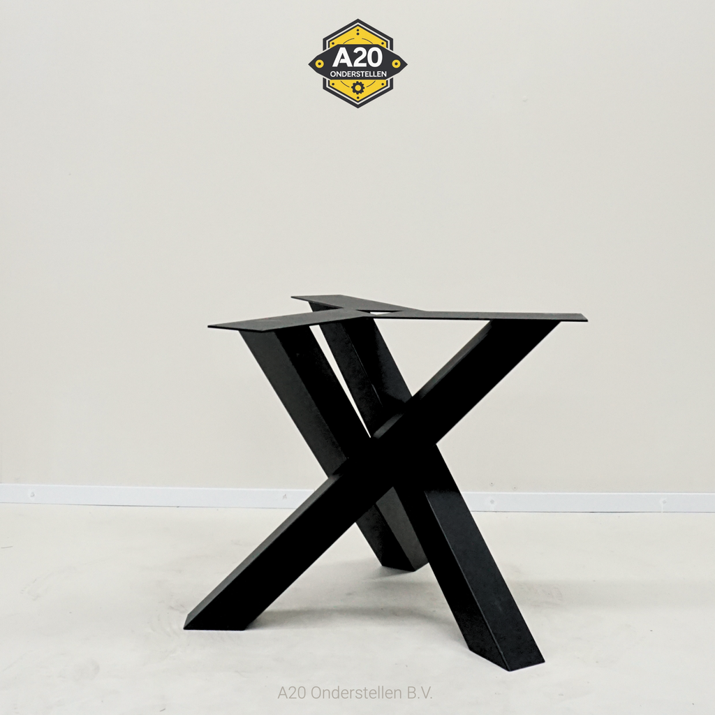 Middenpoot Twister 10x10 cm voor Ronde en Vierkante Tafels - MK071