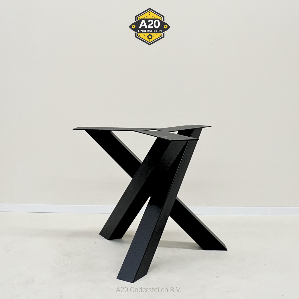 Middenpoot Twister 10x10 cm voor Ronde en Vierkante Tafels - MK071