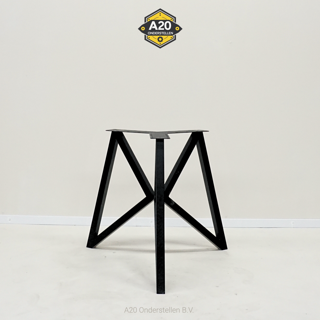 Middenpoot Vlinderpoot 3 punt voor Ronde en Vierkante Tafels - MK070