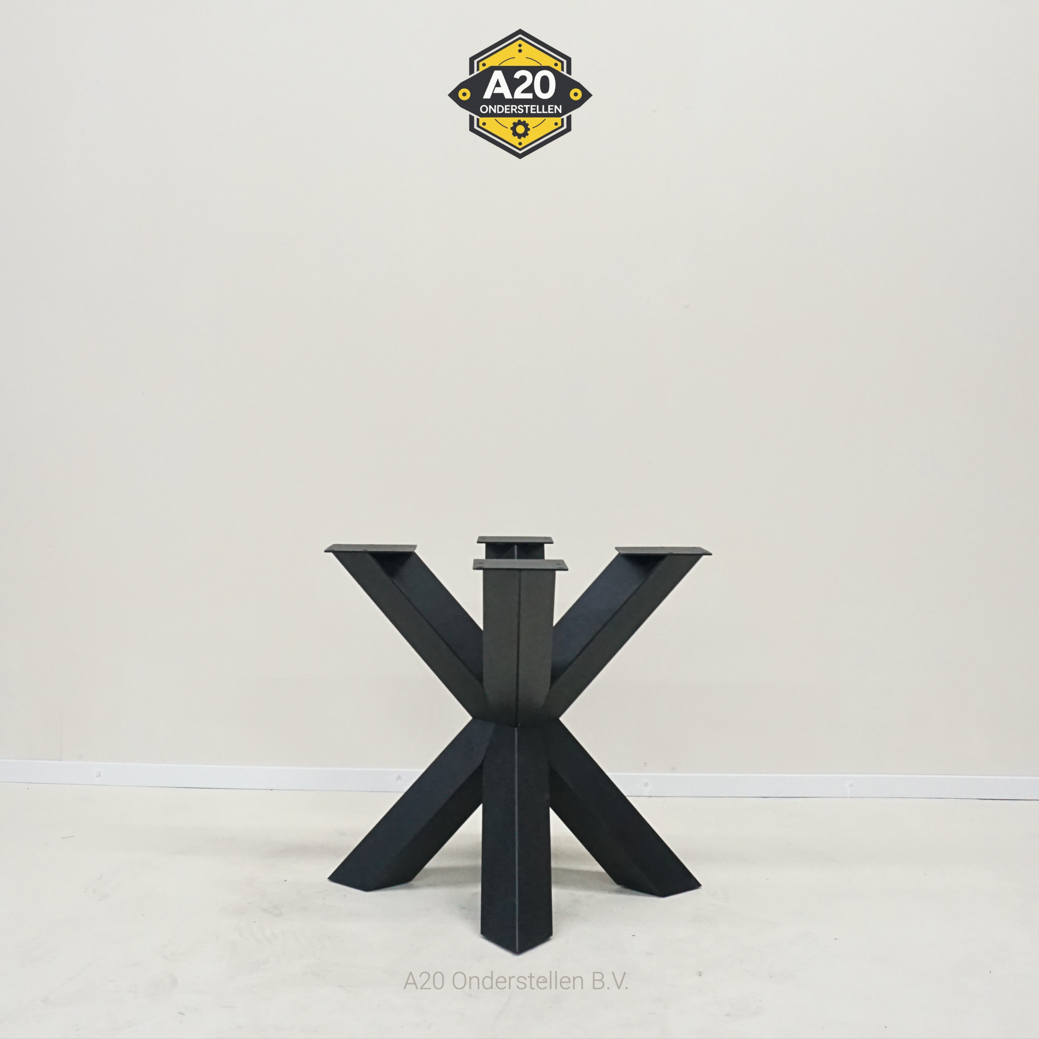 Matrix Middenpoot Diamant 10x10 cm voor Vierkante en Ronde Tafels - MK054