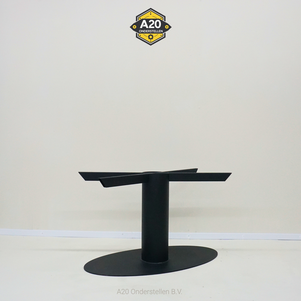 Middenpoot Bistro Poot Rond Ovale Plaat - ML038