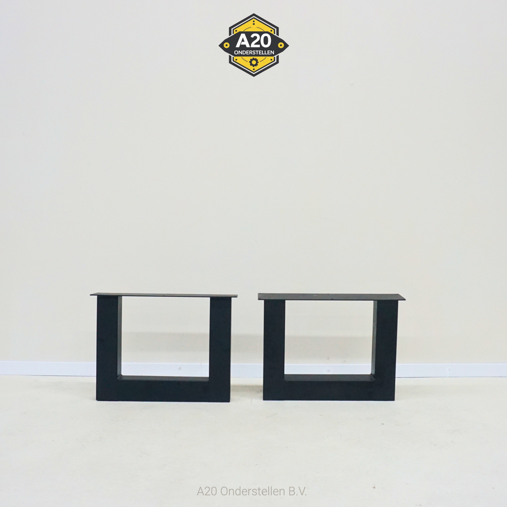 Set Industriële U Salontafel Poten 6x6 - SA098
