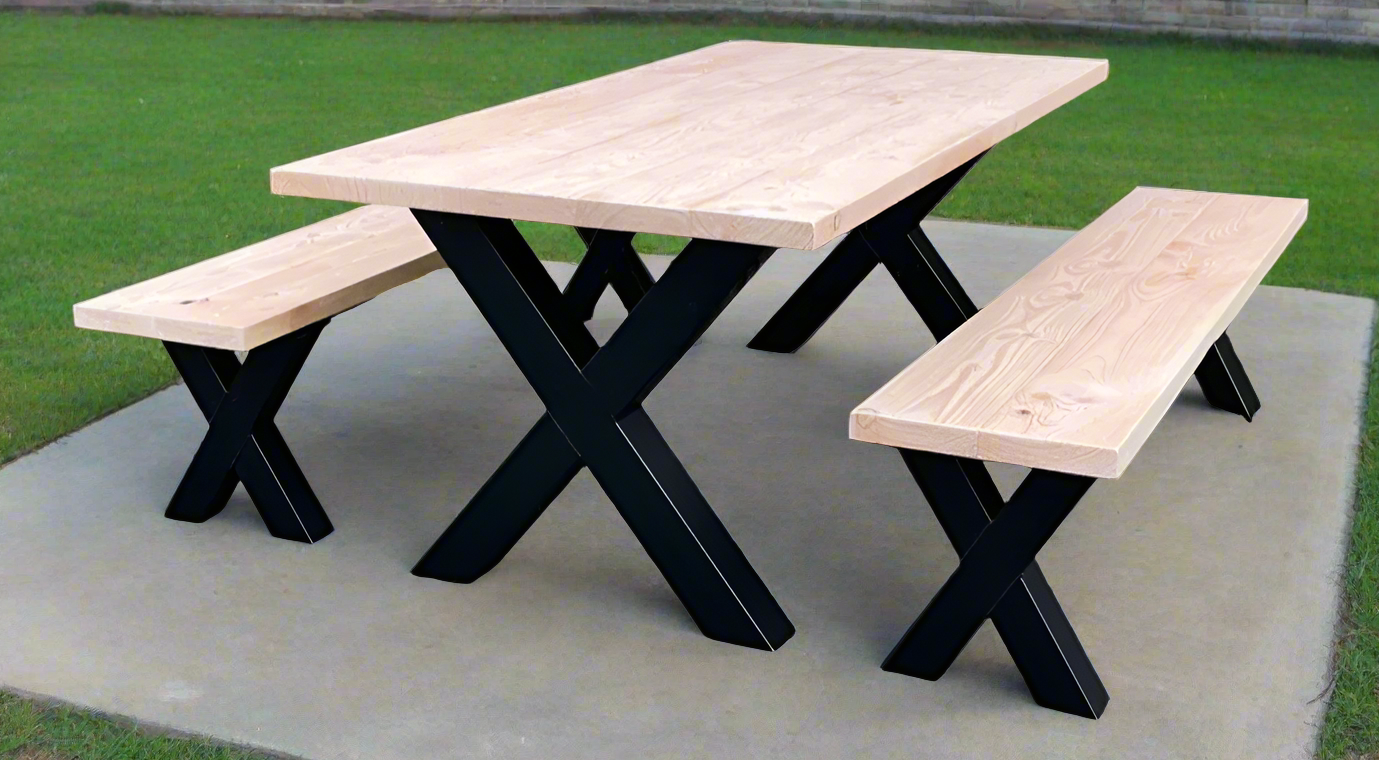 Douglas Tuinset - X Model met bankjes