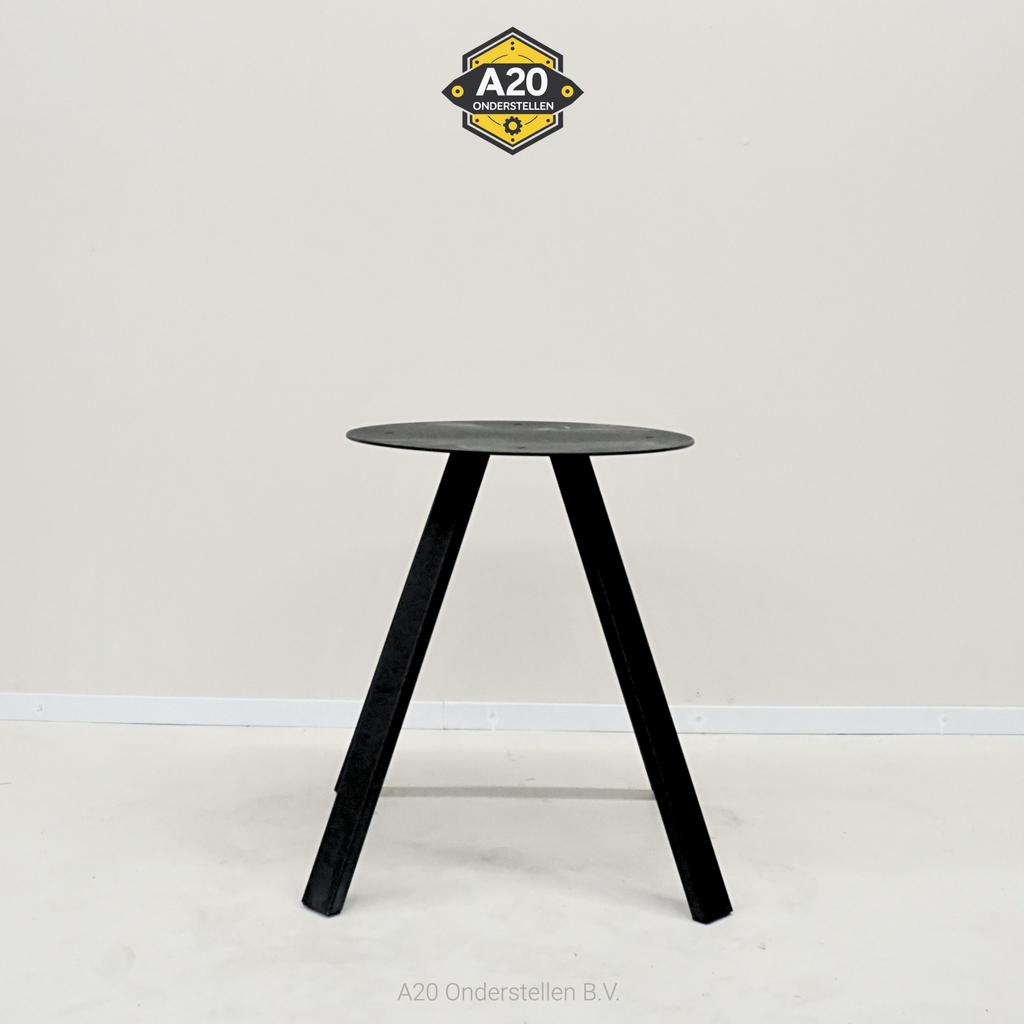 Middenpoot Schuin met Plaat voor Ronde & Vierkante Tafels - MK068