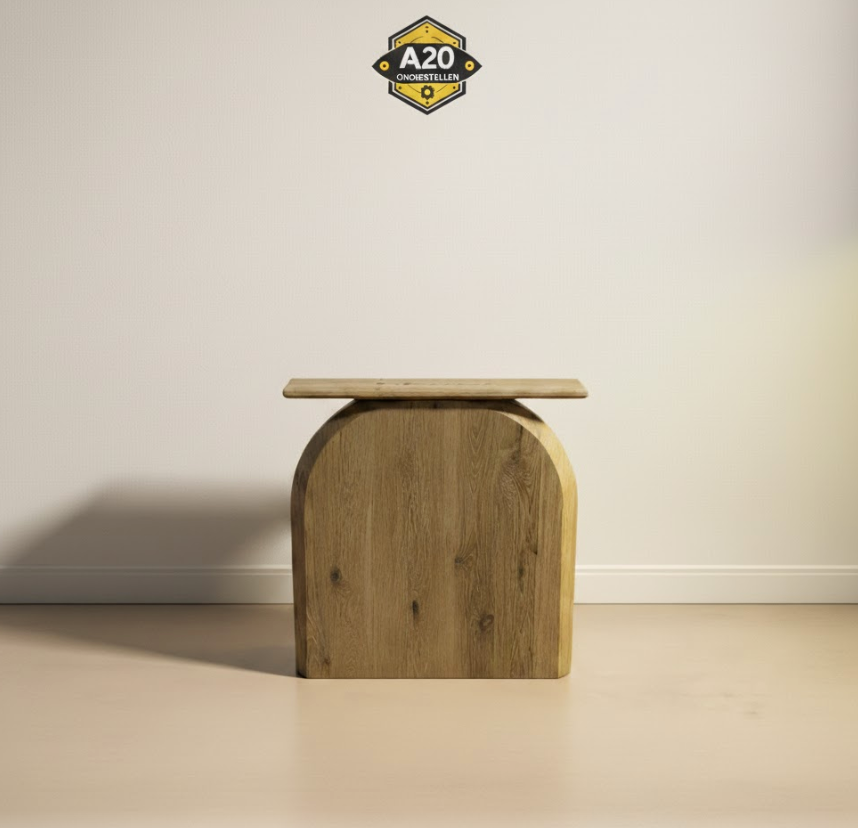 Set Eiken Rechte poten Japandi Style - ES085