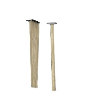 Set Eiken Poten Blok Taps (4 stuks) - ES082