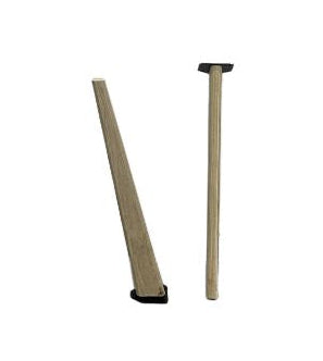 Set Eiken Poten Rond Taps (4 stuks) - ES083