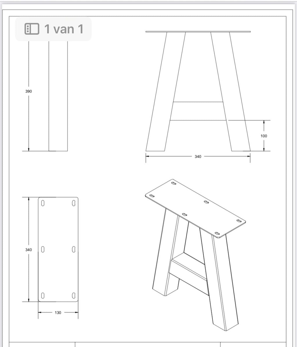 Bankjes A poten - BK112