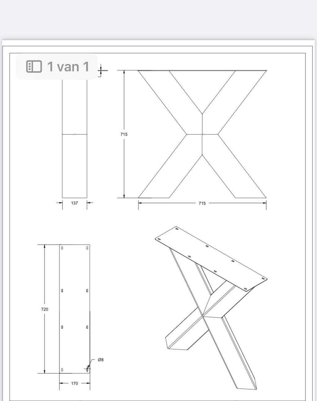 Set Industriële Diamant Poten 10 x 10 cm - SET006